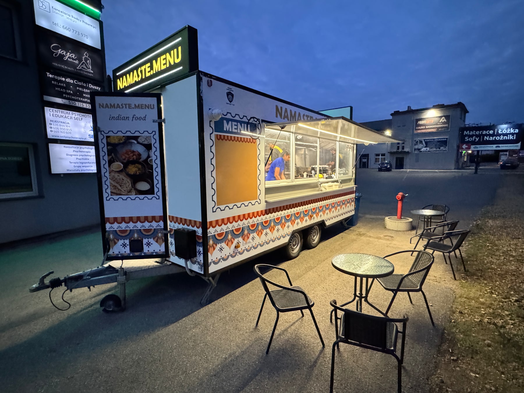 Indian street food – Namaste Menu